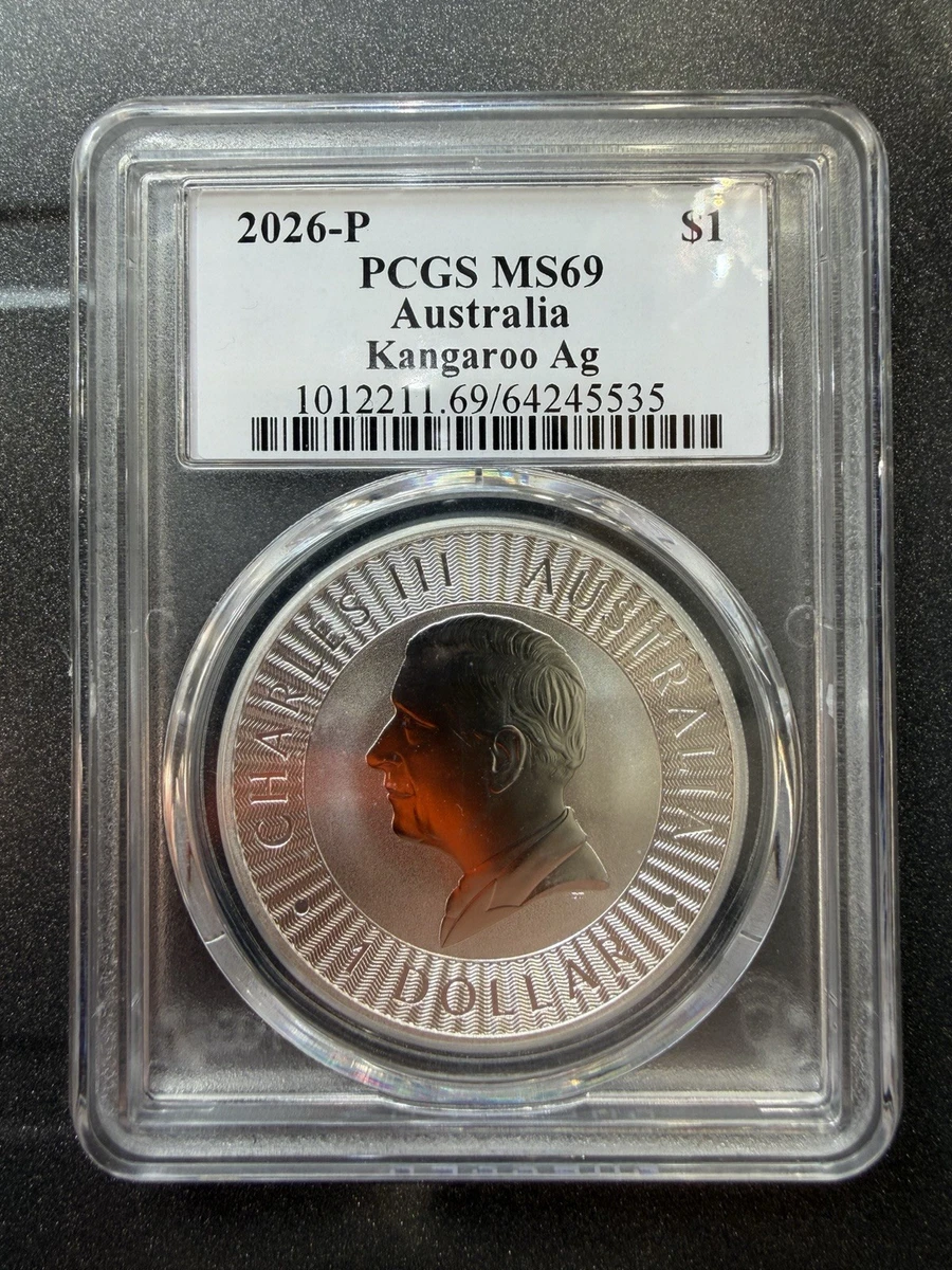 The Perth Mint Silver Bullion Coins PCGS Certified 1 oz Precious