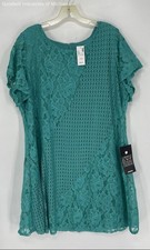 Avenue NWT Women's Turquoise Dress Sz 14/16