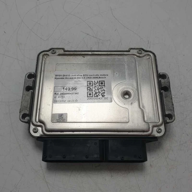 39101-2A410 centralina ECU controllo motore Hyundai Accent III MC 1.5 CRDI 2006  - Immagine 4 di 4