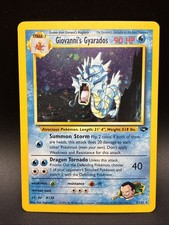 Giovanni's Gyarados 5/132 Gym Challenge Holo for sale online | eBay