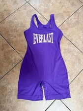 Vintage 90s Everlast Purple Athletic Romper