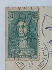 Timbre Numéro 397 seul sur Cpa