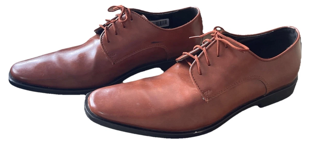 Chaussures Oxford En Cuir Marron Joseph Abboud - Pointure 8 US, Neuves Avec Boîte, Style Classique Homme