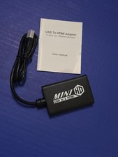 USB To 2 HDMI HD TV 1080P Video Cable Adapter Converter For PC Laptop Hot B10
