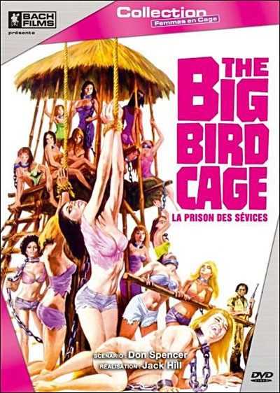 THE BIG BIRD CAGE -  DVD - PAM GRIER
