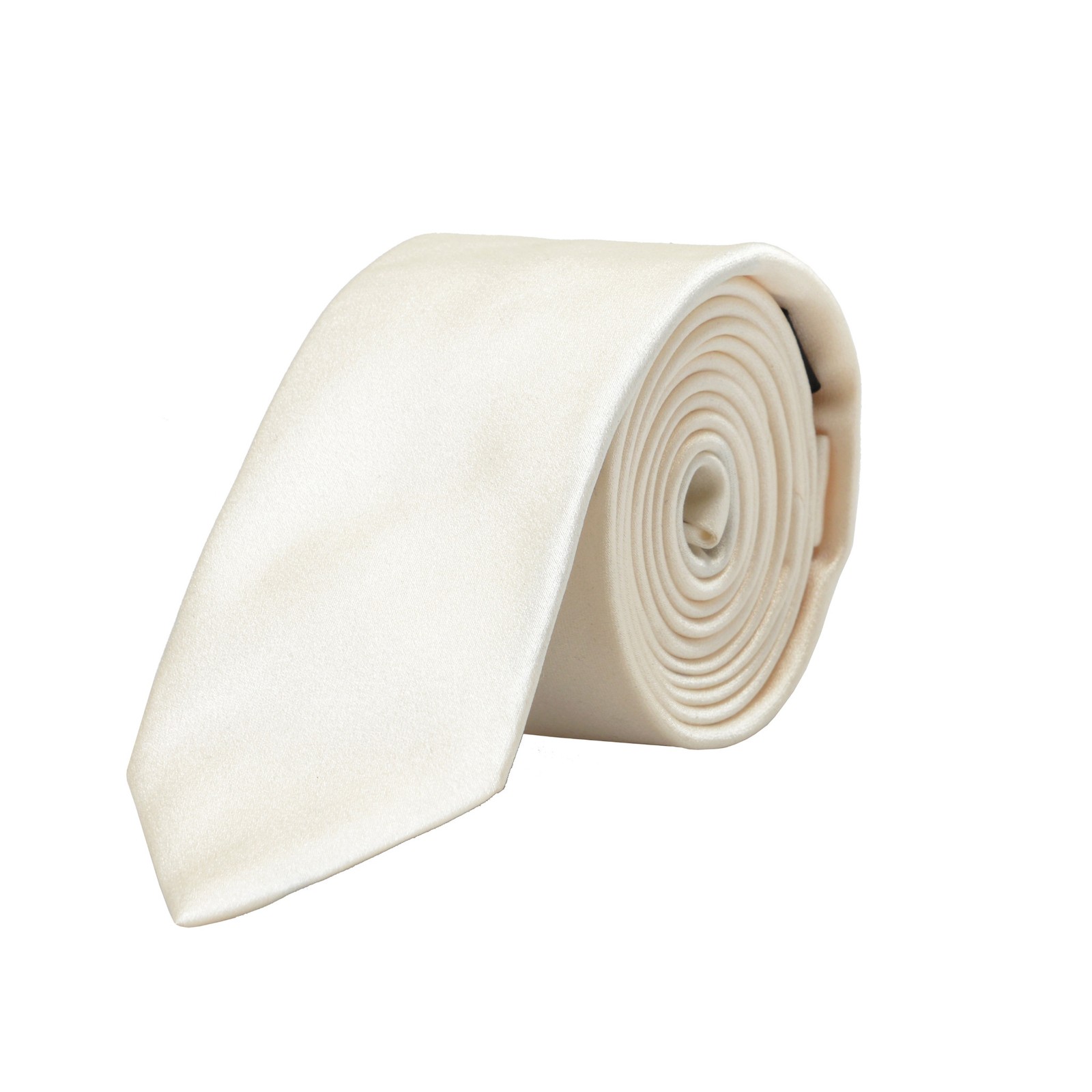 Мужской галстук Hugo Boss цвета слоновой кости из 100 шелка 9290₽