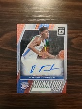 2017-18 Panini Donruss Optic-Signature Series Dakari Johnson #26 Holo Prizm (AU)