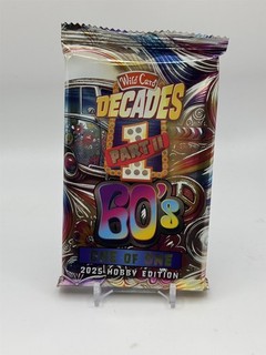2025 Wild Card Decades Part II 60's 1/1 One of One Pack