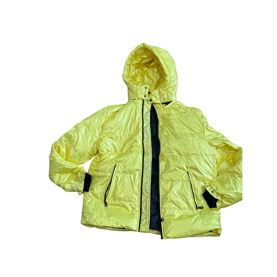 Unisex Gold Down Puffer Jacket, Size XL - Image 4 of 4