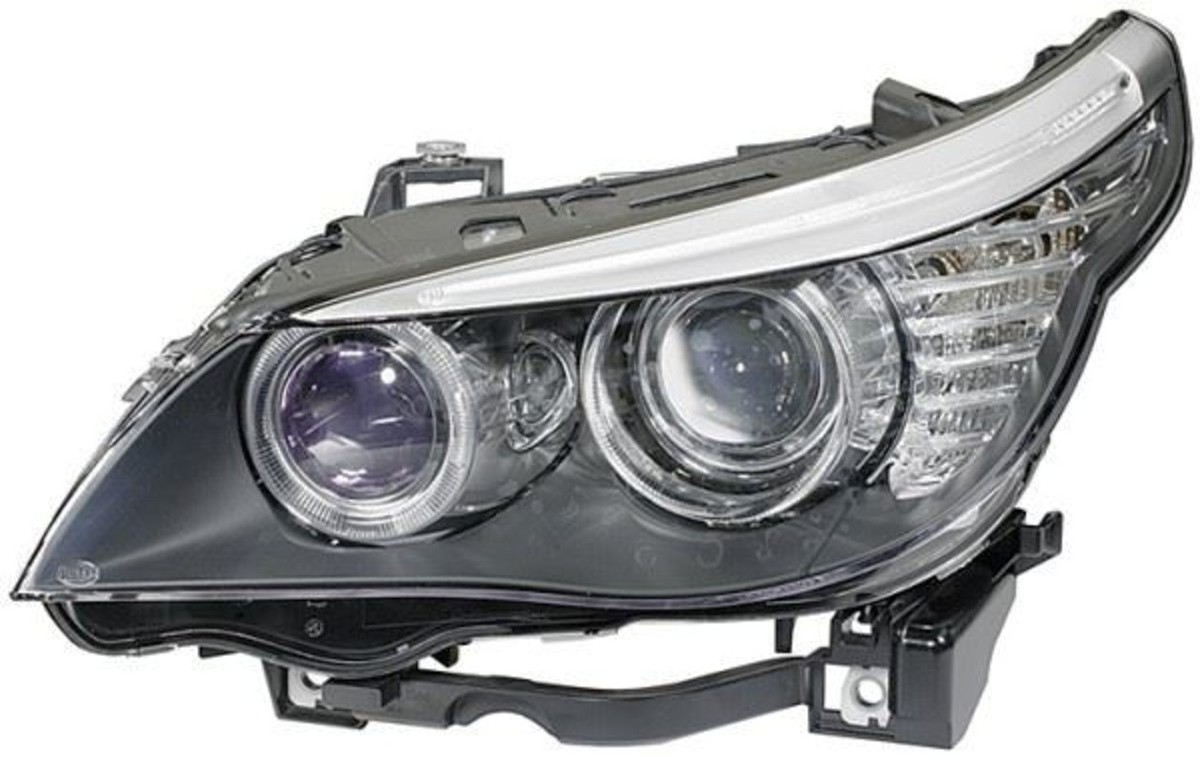 HELLA Bi-Xenon Headlight Front Lamp Left Fits BMW E61 E60 2007