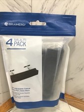 Brainerd Adjusta-Pull Cabinet Drawer Handles Matte Black 4 Pack Adjustable Pulls
