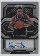 2020-21 Panini Prizm Rookie Penmanship Silver Devin Vassell #RP-DVS Auto 4e9