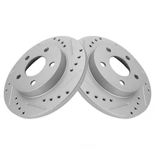 Disc Brake Rotor Set-Performance 2 Piece Brake Rotor Set TRQ BRA70556