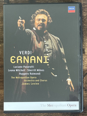 Giuseppe Verdi's Ernani Luciano Pavarotti DVD Metropolitan Opera F2280