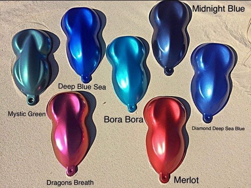 *Bora Bora* Blue Premium Black Diamond Mica Powder Pigments | Versatile DIY A... - Picture 5 of 9