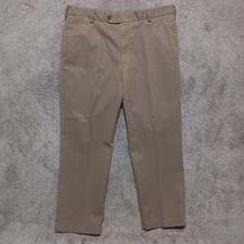 Bills Khakis Pants Men 32x28 M2 Flat Front Beige Travel Twill Chino USA Made