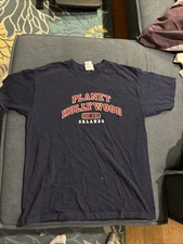 Authentic Planet Hollywood Established 1991 Orlando Florida Large Shirt Vtg 1998
