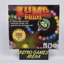 Zuma Deluxe (PC CD-ROM) Jewel CIB COMPLETE