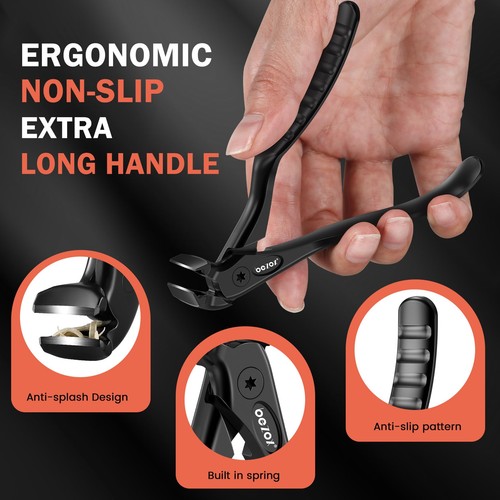Toenail Clippers for Seniors – Upgraded Long Handled Curved Head Toe Nail Cli... - Picture 4 of 8