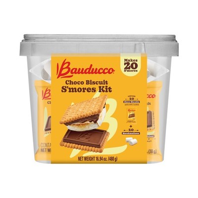 Bauducco Choco Biscuit S mores Kit   Individually Wrapped Packs with Chocolat...