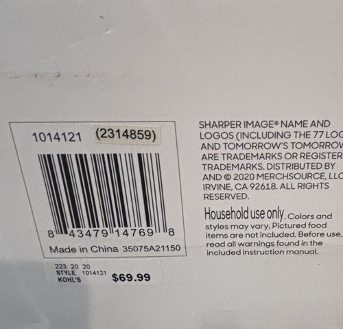 Flammenloser Sharper Image S’mores Maker einfache Reinigung Lagerfeuer nie benutzt UVP 70 $ - Bild 7 von 10