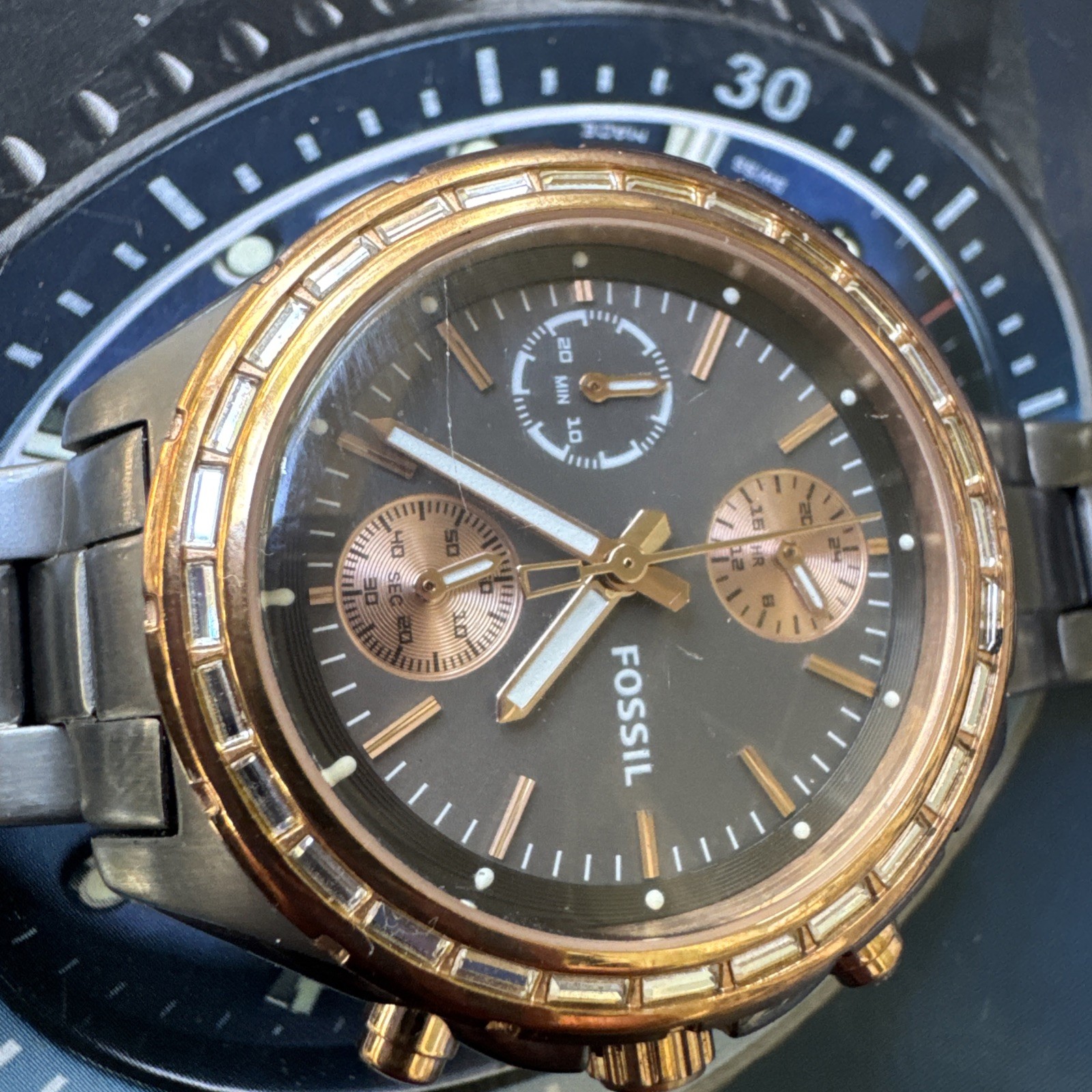 Fossil Riley Multifunction Chronograph Stainless … - image 2