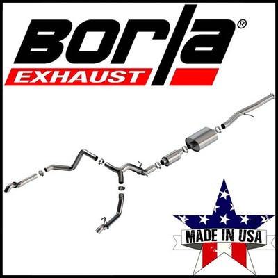 Borla Cat-Back Exhaust System fits 2022-2024 Silverado ZR2 Sierra AT4X 1500 6.2L