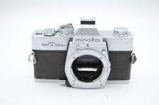 Minolta SRT 100B 35mm Film Camera Body, Chrome Parts and Repair 