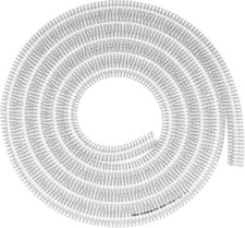 Suction Hose 3/4"ID x 5ft Reinforced Tubing PVC Clear Wire Vinyl Tubing,Heavy...