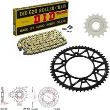 CRF450 R-2,R-3 Chain and Sprocket Kit 520GB Gold Honda CRF450 R-2,R-3 2002