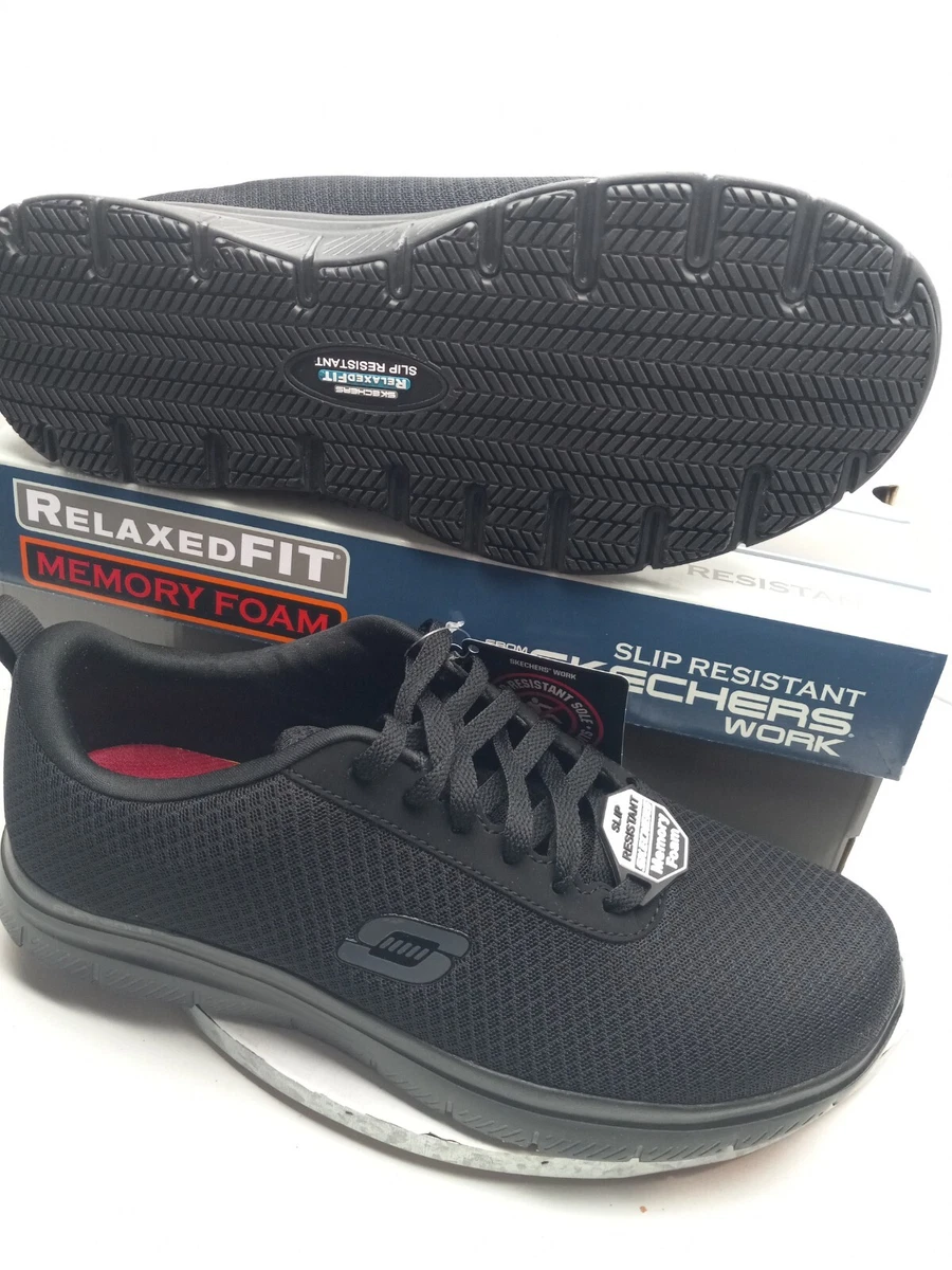 Skechers Mens Flex SR-Bendon Slip Resistant Work Shoes 10.5 | eBay