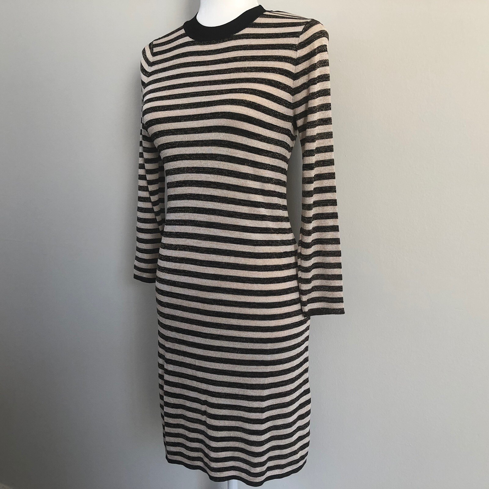 SANDRO Paris Women's Knit Dress Striped 