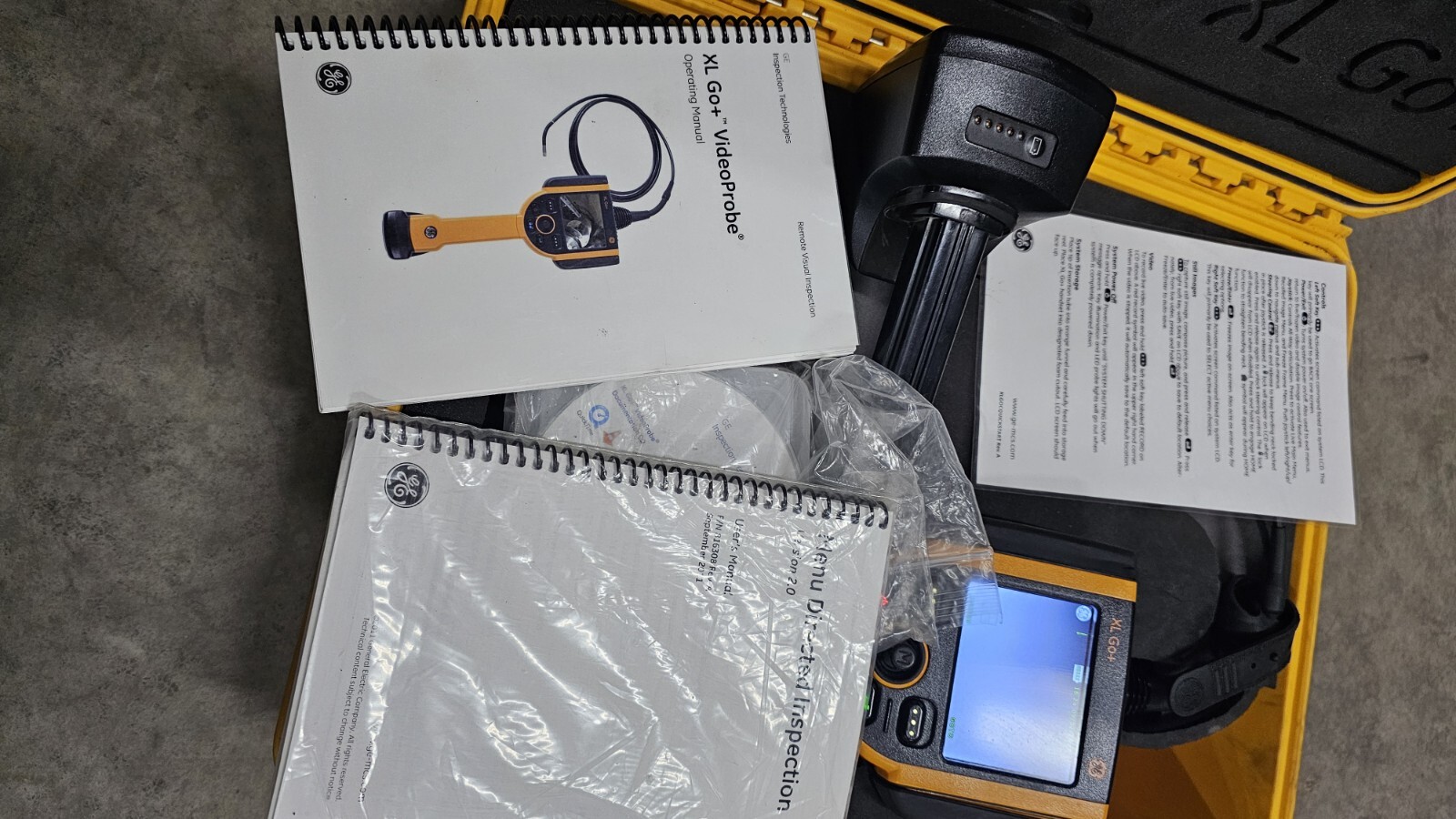 GE XL GO+ 3.9mm x 2m Video Inspection Probe Videoscope Borescope kit eBay