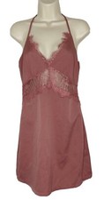 Nasty Gal Collection Lace Blush Pink Slip Spaghetti strap Mini ￼Dress size 10 E3