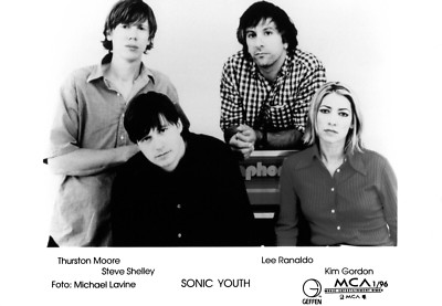 Sonic Youth - Promo Photo 1996 - Washing Machine - Thurston Moore - Kim Gordon