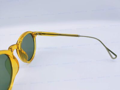 MOSCOT MILTZEN-TT YELLOW BROZE Frame Green Lenses Sun Glasses 46