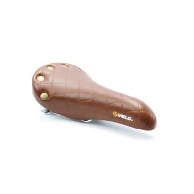 Cikonielf selle de vélo souple Selle de vélo de ressort en cuir PU