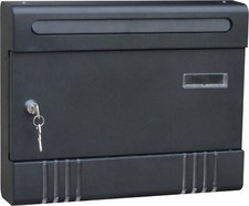 Cassetta Postale Grande Pubblicità Orizzontale colore Antracite