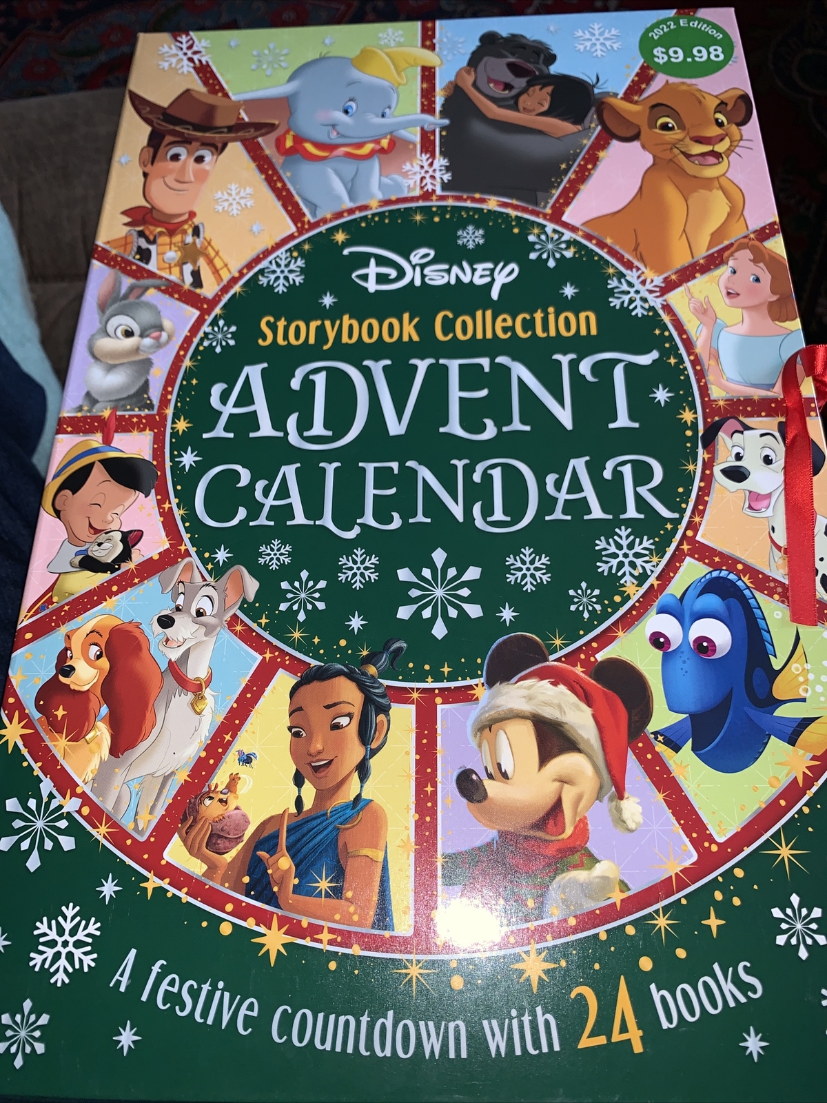 new-2022-disney-storybook-collection-christmas-advent-calendar-24-books-pixar-ebay
