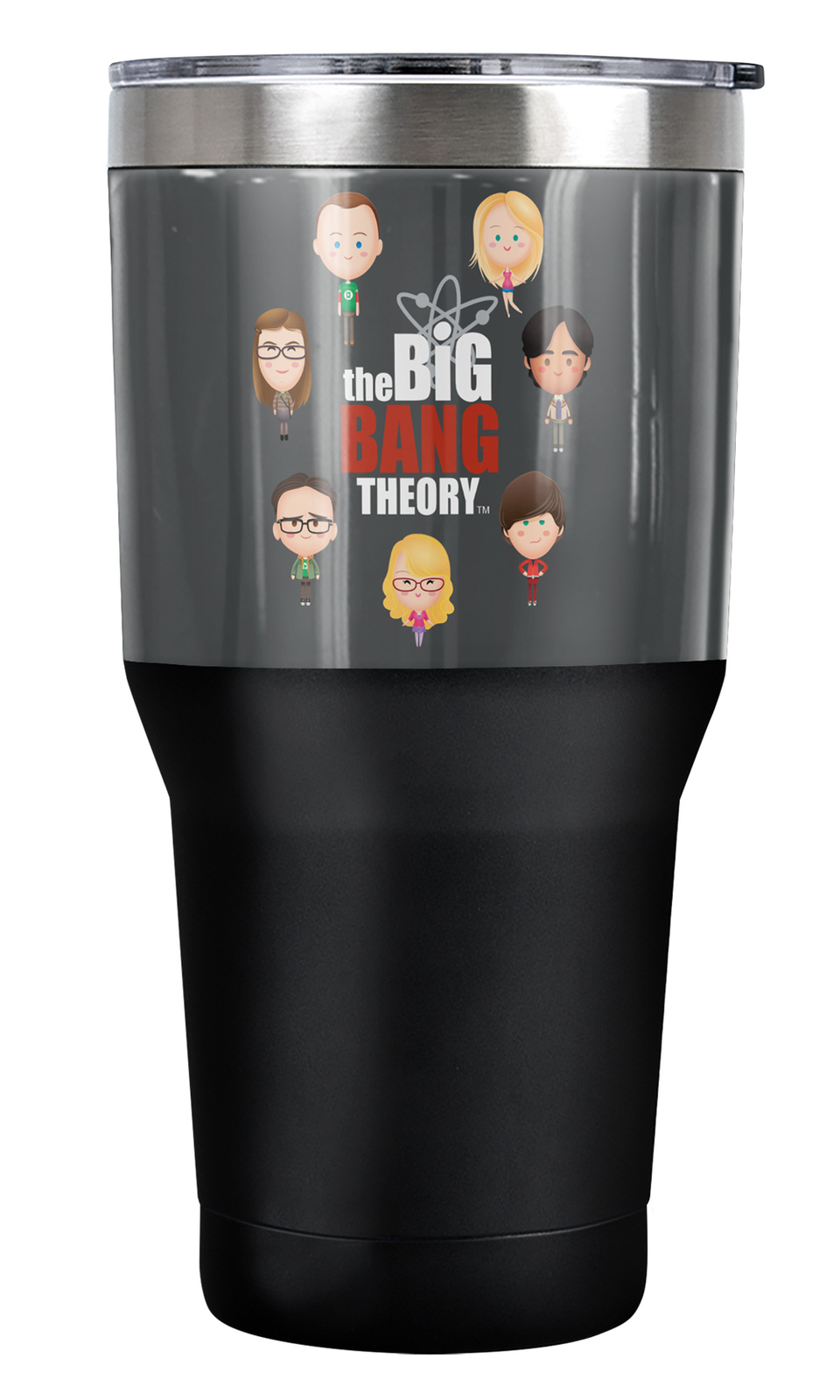 Big Bang Theory Emojis Tumbler 30oz Vacuum Insulated & Double Wall