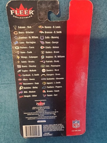Carta Fleer Collectibles Brian Urlacher 2003 pressofusa auto e calcio - Foto 2 di 4