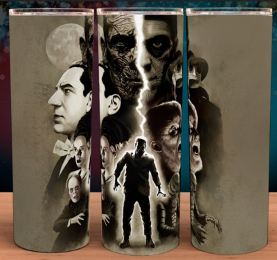 Universal Monsters  Classic Horror Variation 3 Cup Mug Tumbler 20oz