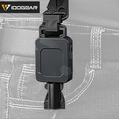 IDOGEAR Multi-functional Telescopic Buckle Keychain Holder Spring Rope Camping