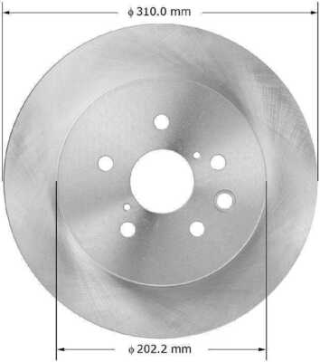Disc Brake Rotor Bendix PRT5940