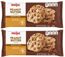 Meijer Chipsy do pieczenia o smaku masła orzechowego, 10 uncji (2 torebki)