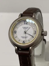 Carriage By Timex Indiglo Watch New Batterh!