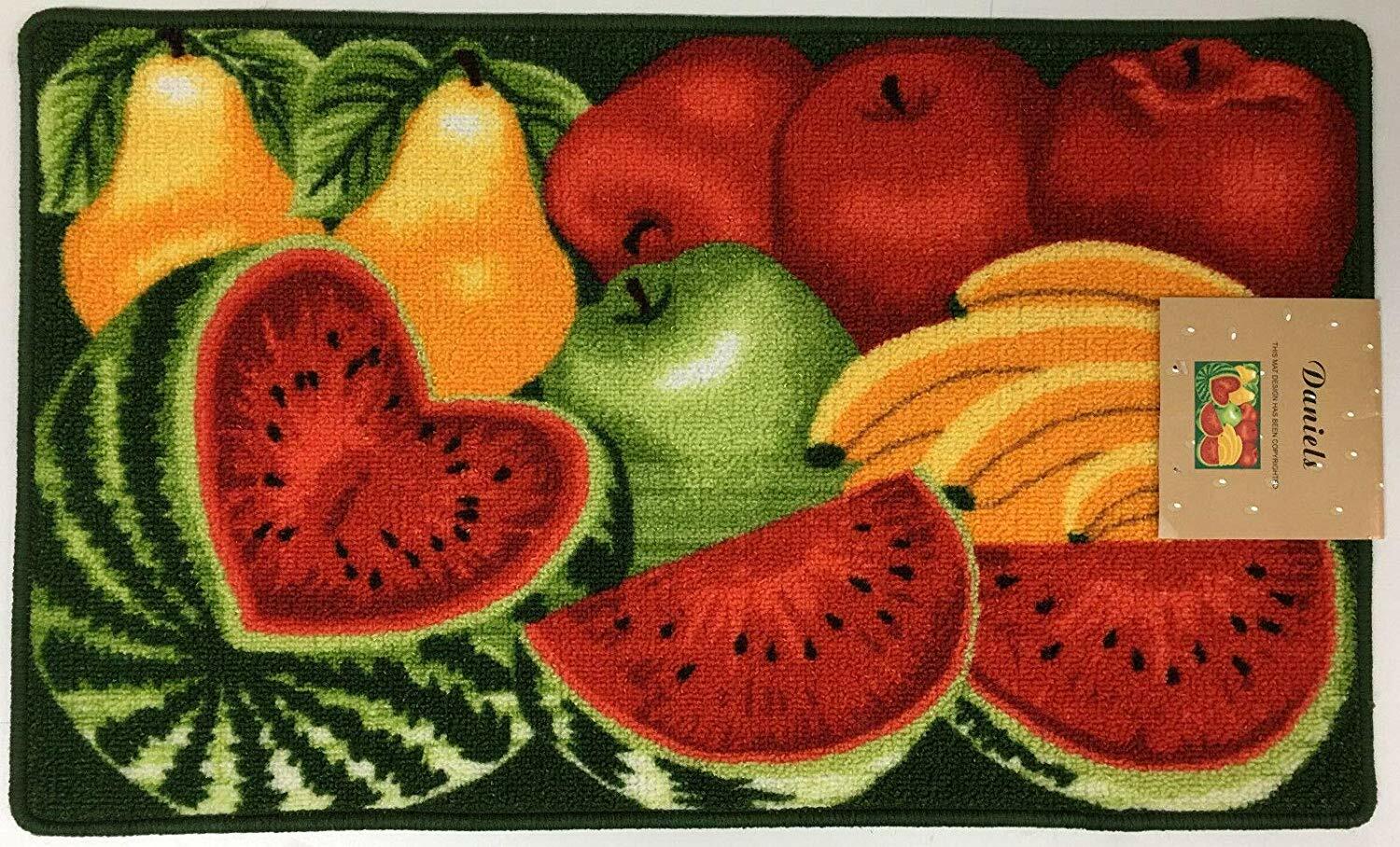 DANIELS WATERMELON KITCHEN RUG WITH NON SKID BACK | eBay