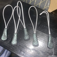 New The North Face Zipper Pull Replacements -Lot Of 5 Dark Gray
