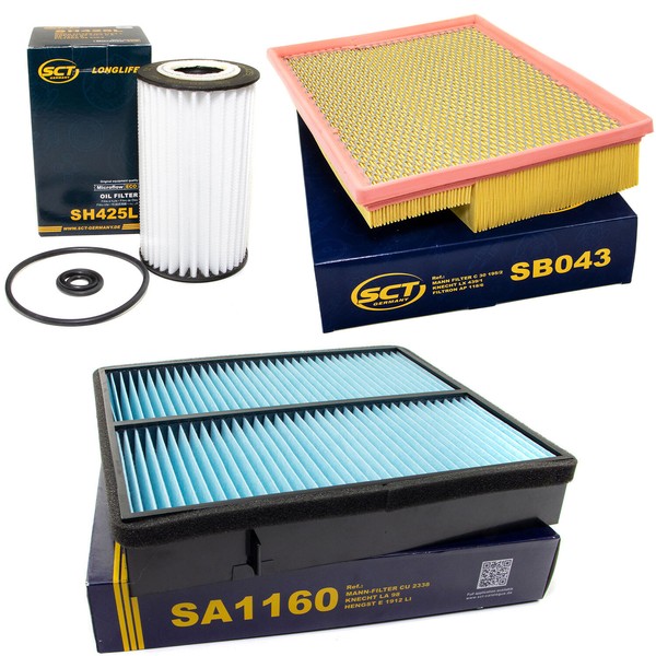 Inspektionspaket Filterset SCT FüR Mercedes M-Klasse ML 55 320 350 430 500 W163-image
