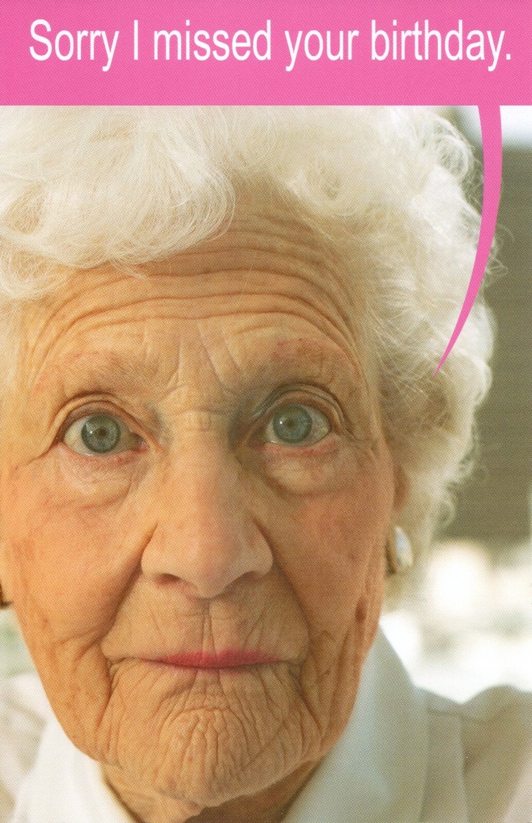 Funny Old Woman Birthday